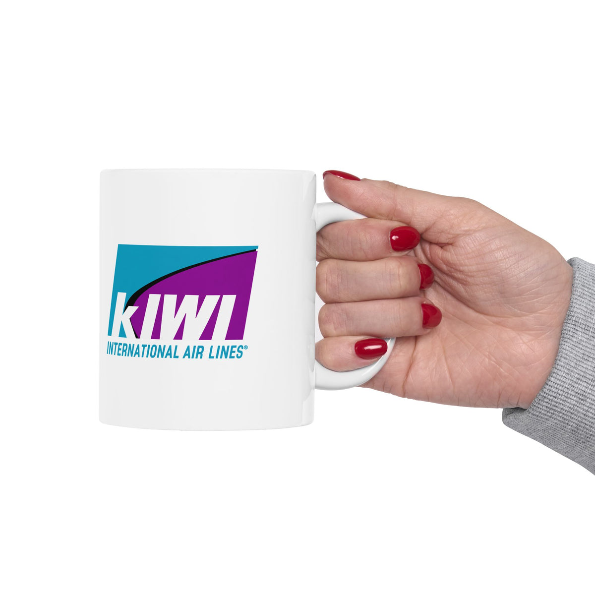 Kiwi International Air Lines Ceramic Coffee Mug