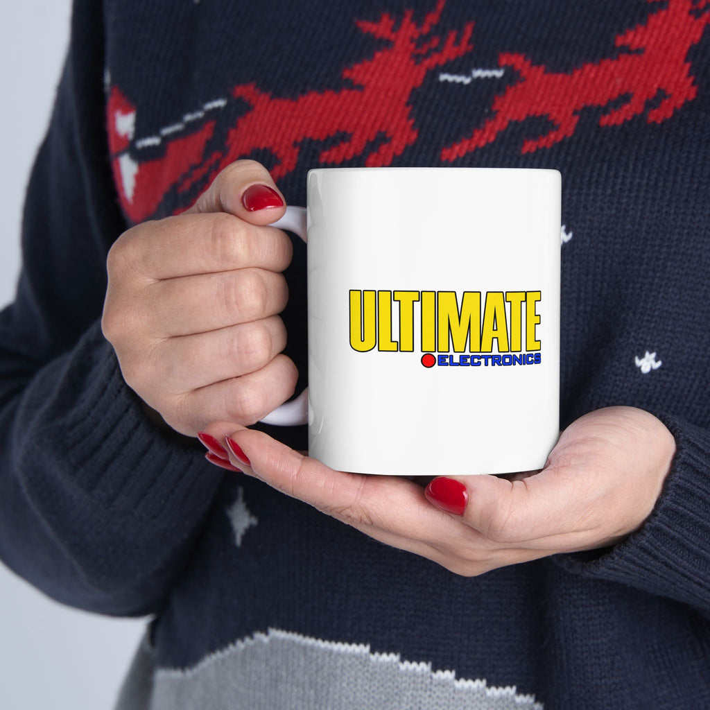 Ultimate Electronics Ceramic Coffee Mug