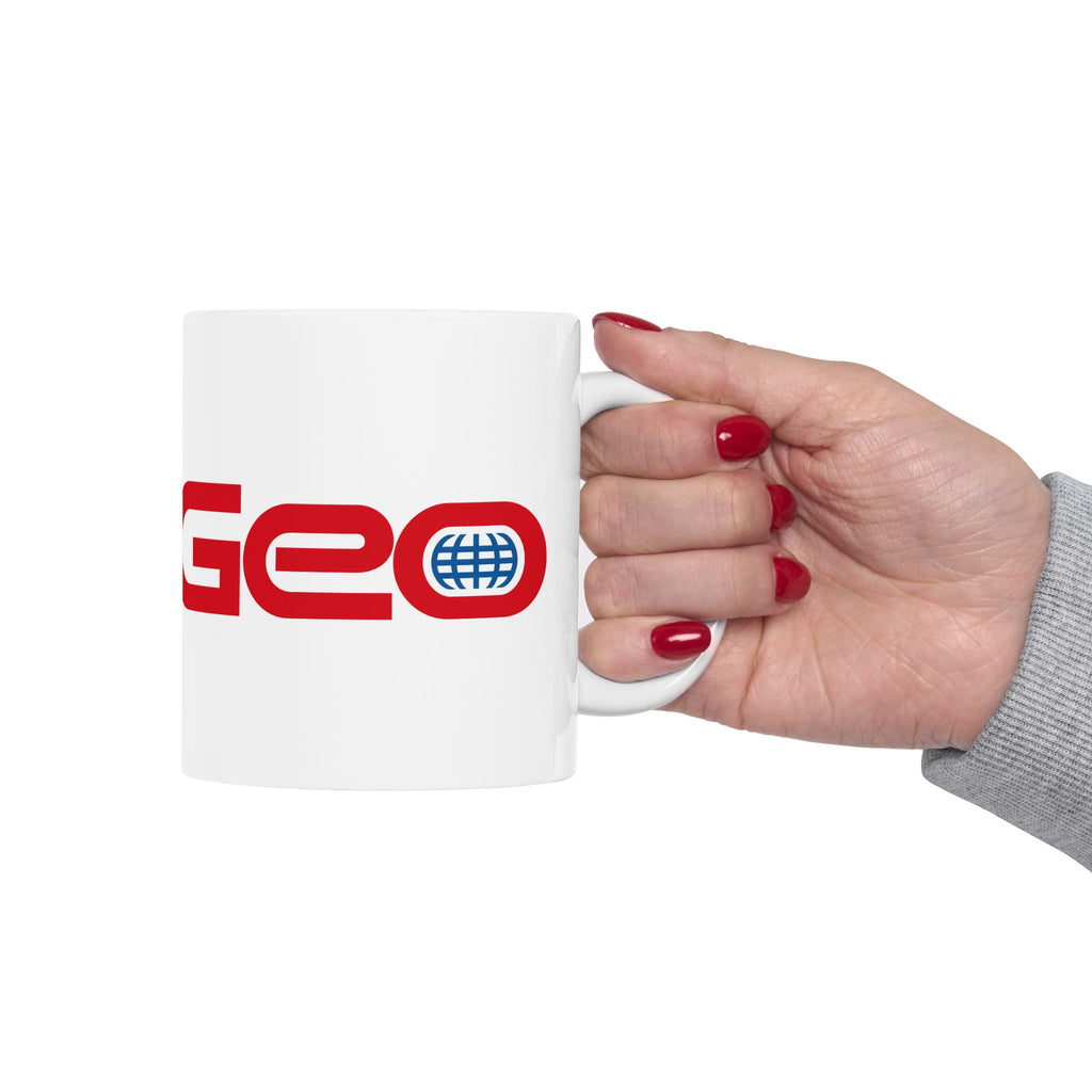 Geo Ceramic Coffee Mug