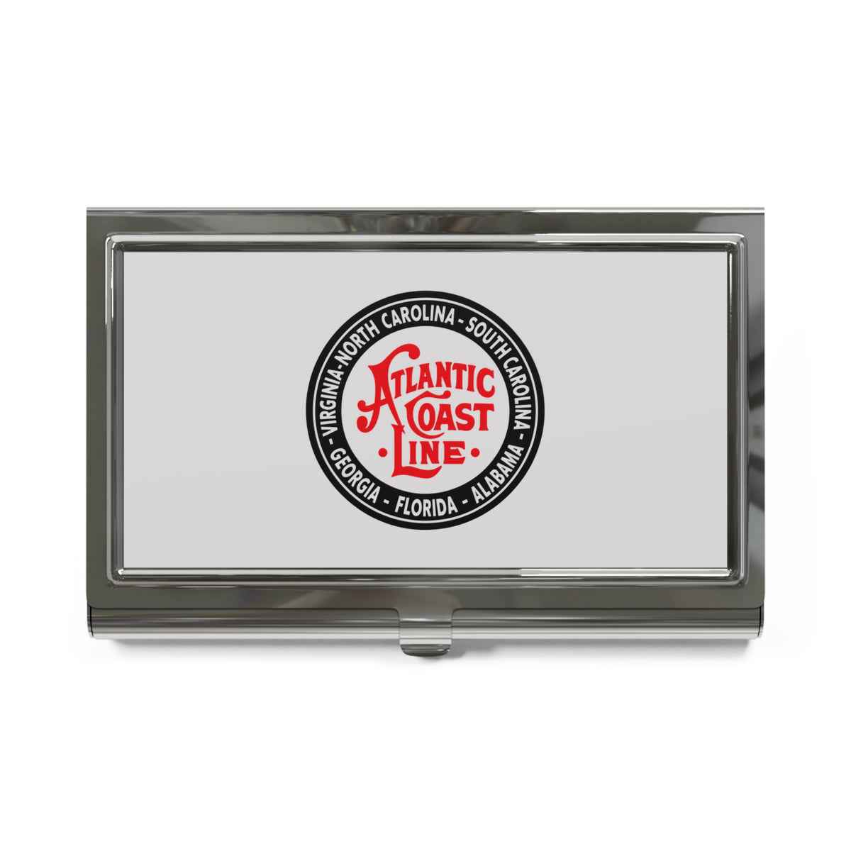Atlantic Coast Line Railroad Metal Business Card Holder