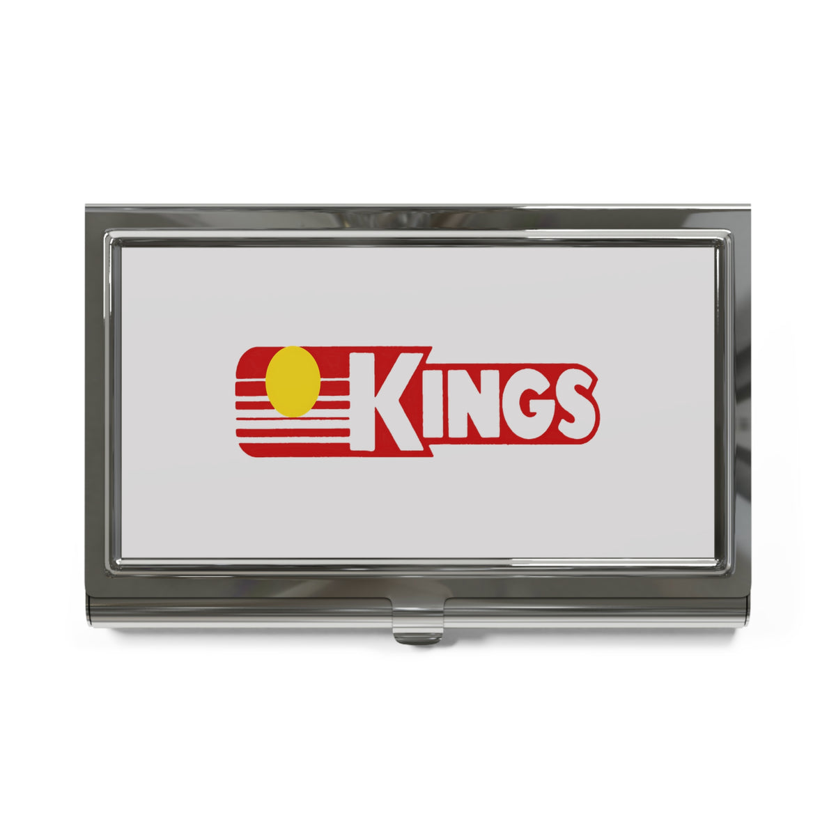 King's Department Stores Metal Business Card Holder