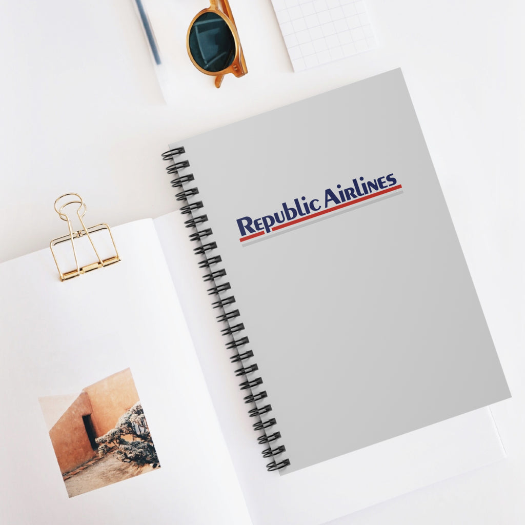 Republic Airlines Spiral Notebook