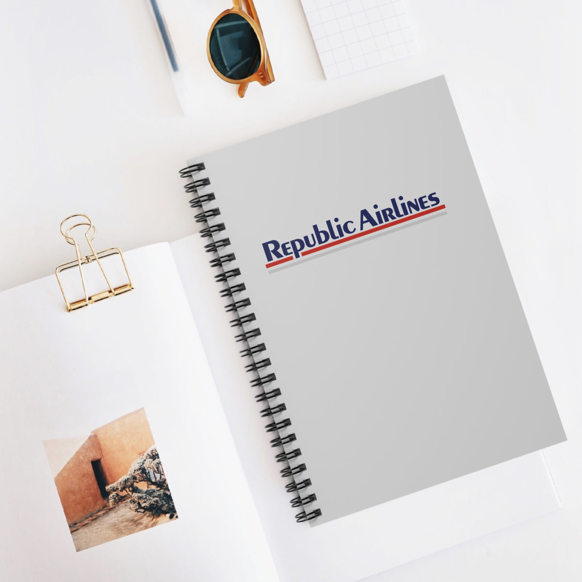 Republic Airlines Spiral Notebook