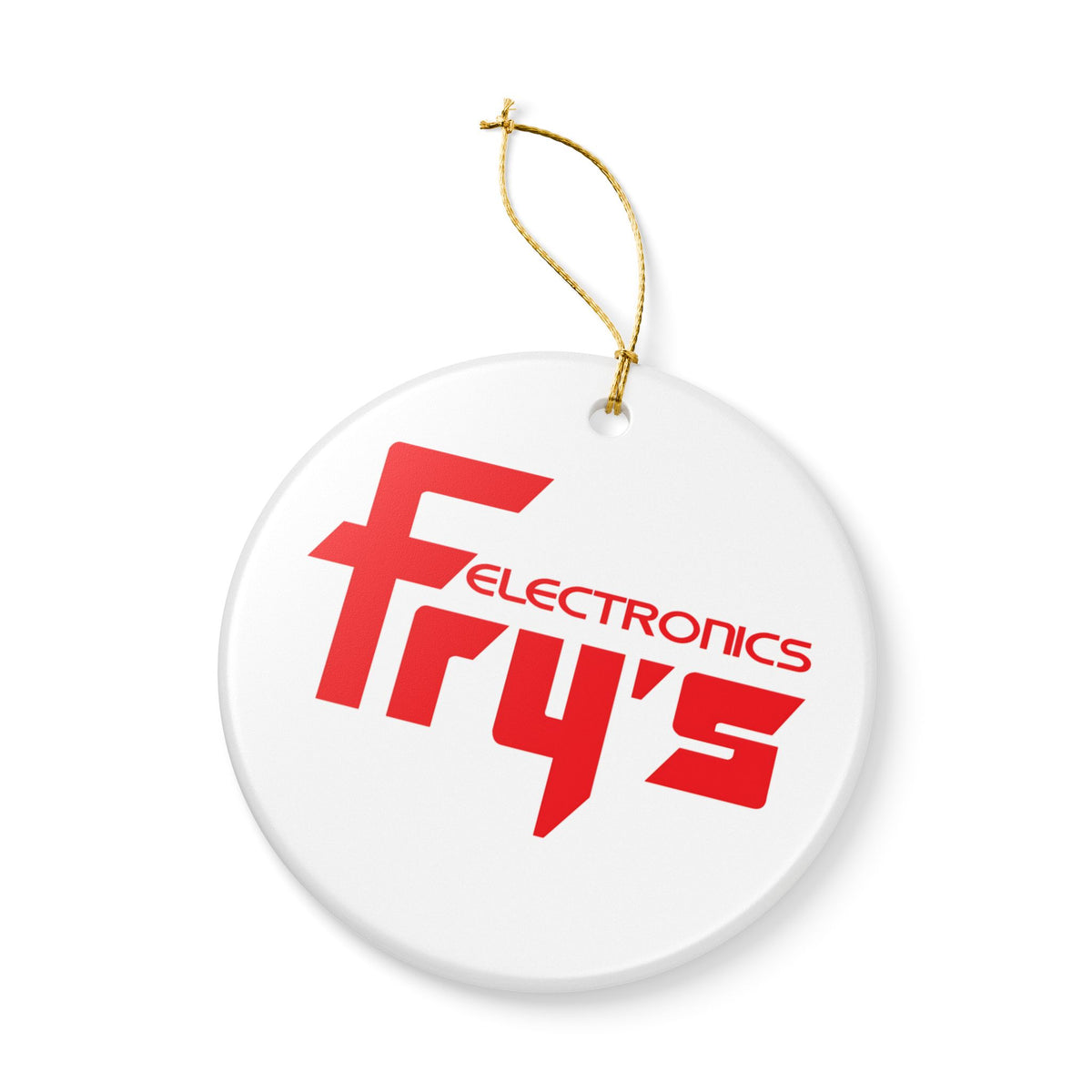 Fry's Electronics Ceramic Ornament