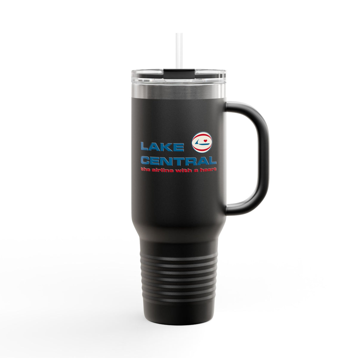 Lake Central Airlines 40oz Insulated Travel Mug Stainless Tumbler