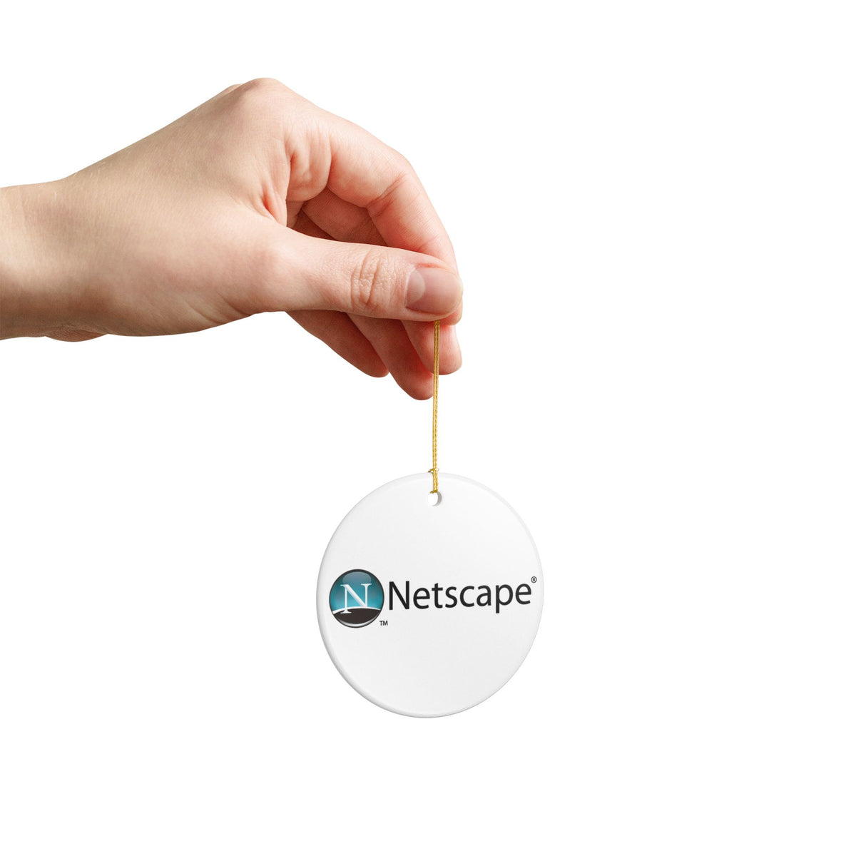 Netscape Ceramic Ornament