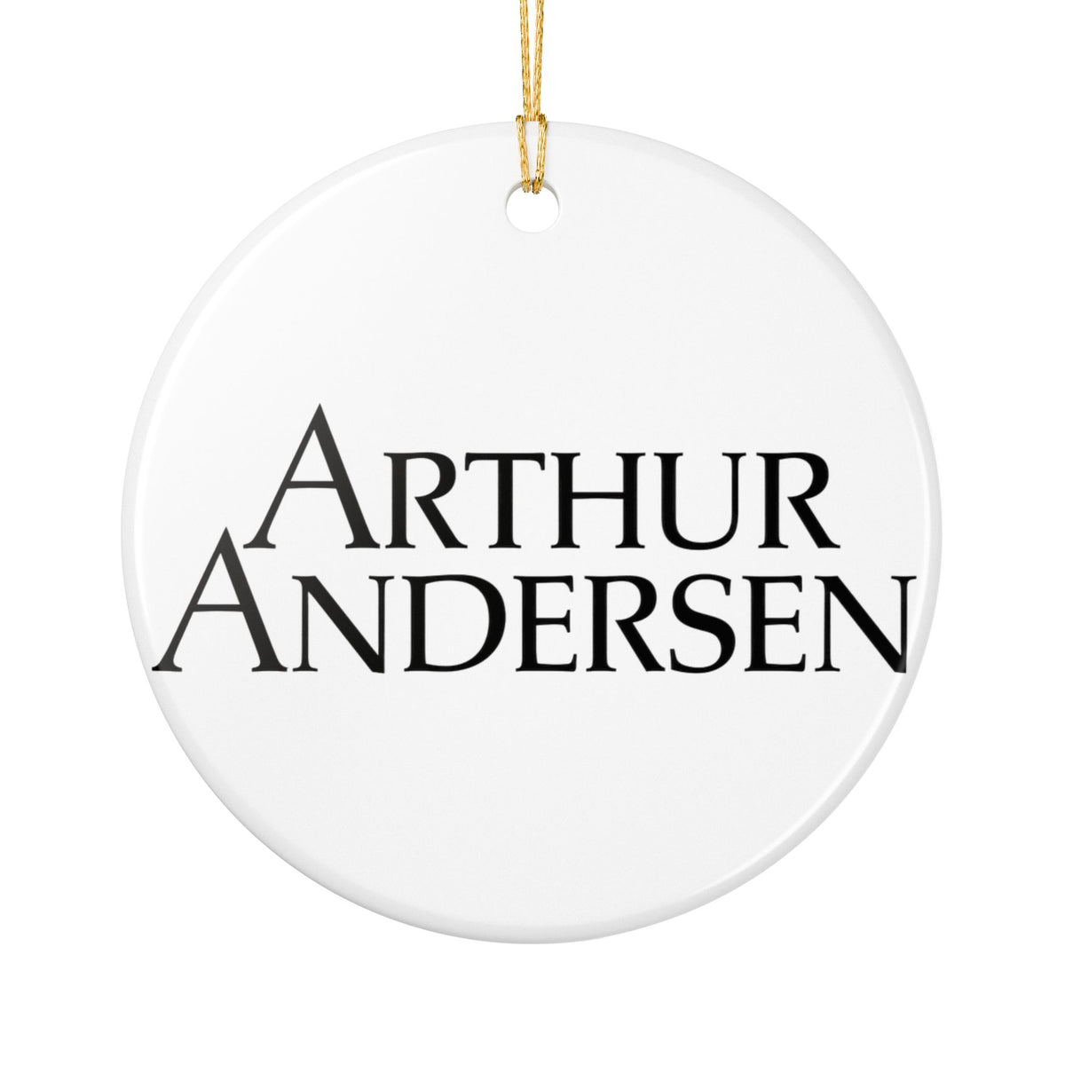 Arthur Andersen Ceramic Ornament
