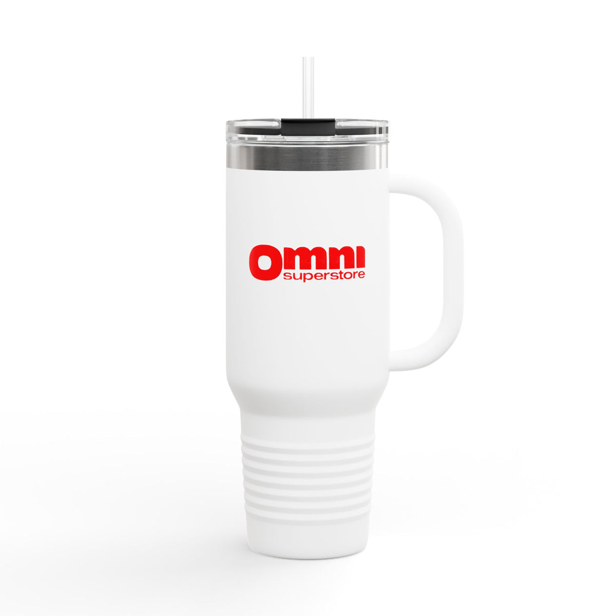 Omni Superstore 40oz Insulated Travel Mug Stainless Tumbler
