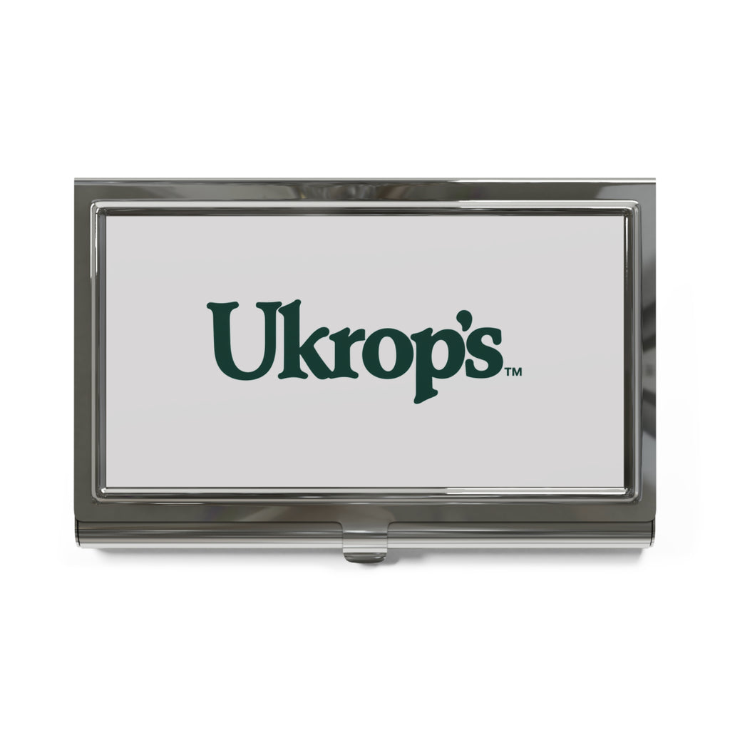 Ukrop's Super Markets Metal Business Card Holder