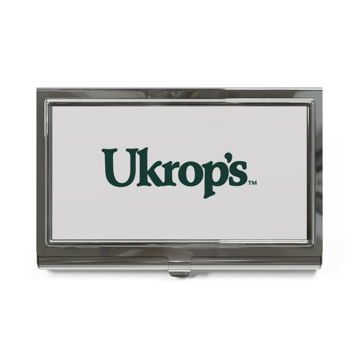 Ukrop's Super Markets Metal Business Card Holder