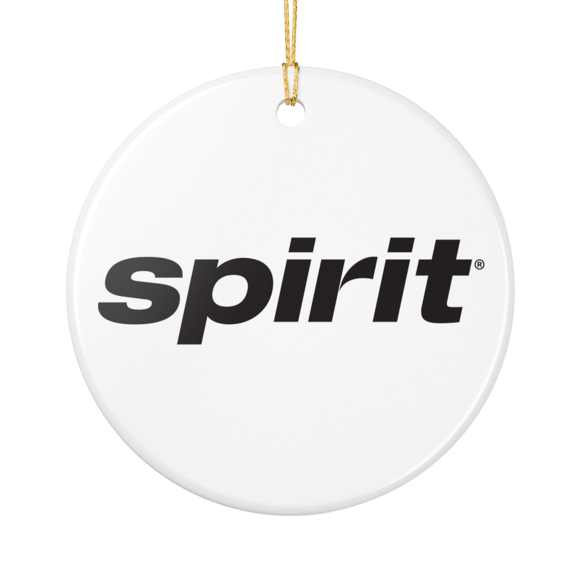 Spirit Airlines Ceramic Ornament