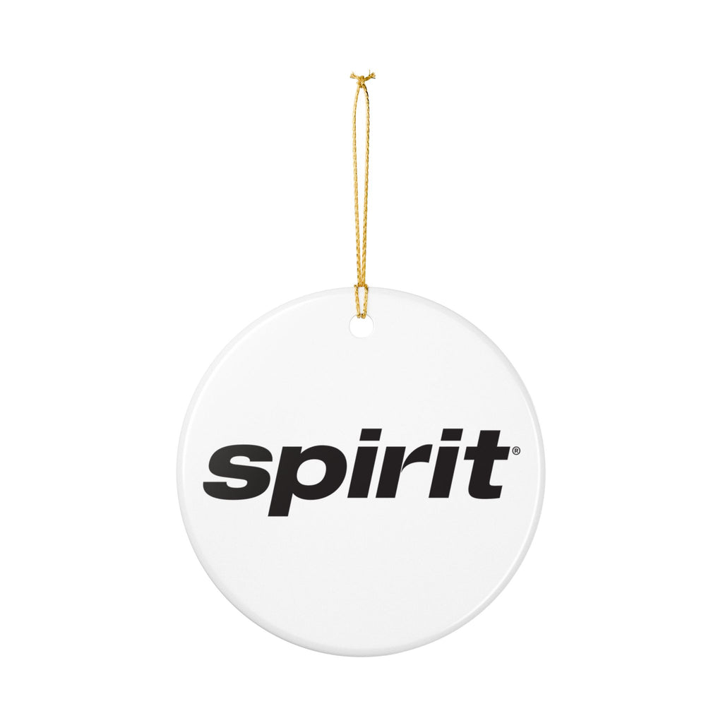 Spirit Airlines Ceramic Ornament