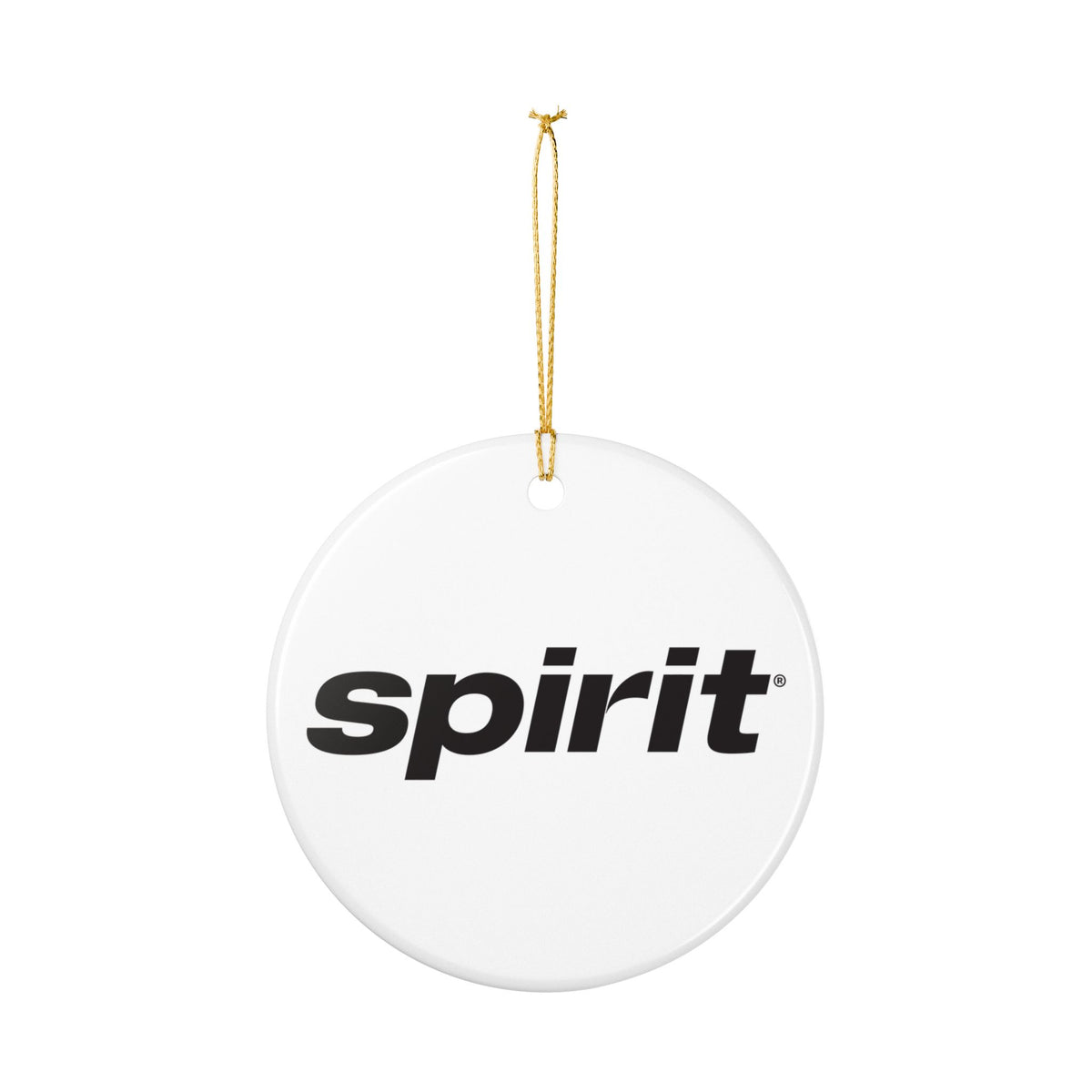 Spirit Airlines Ceramic Ornament