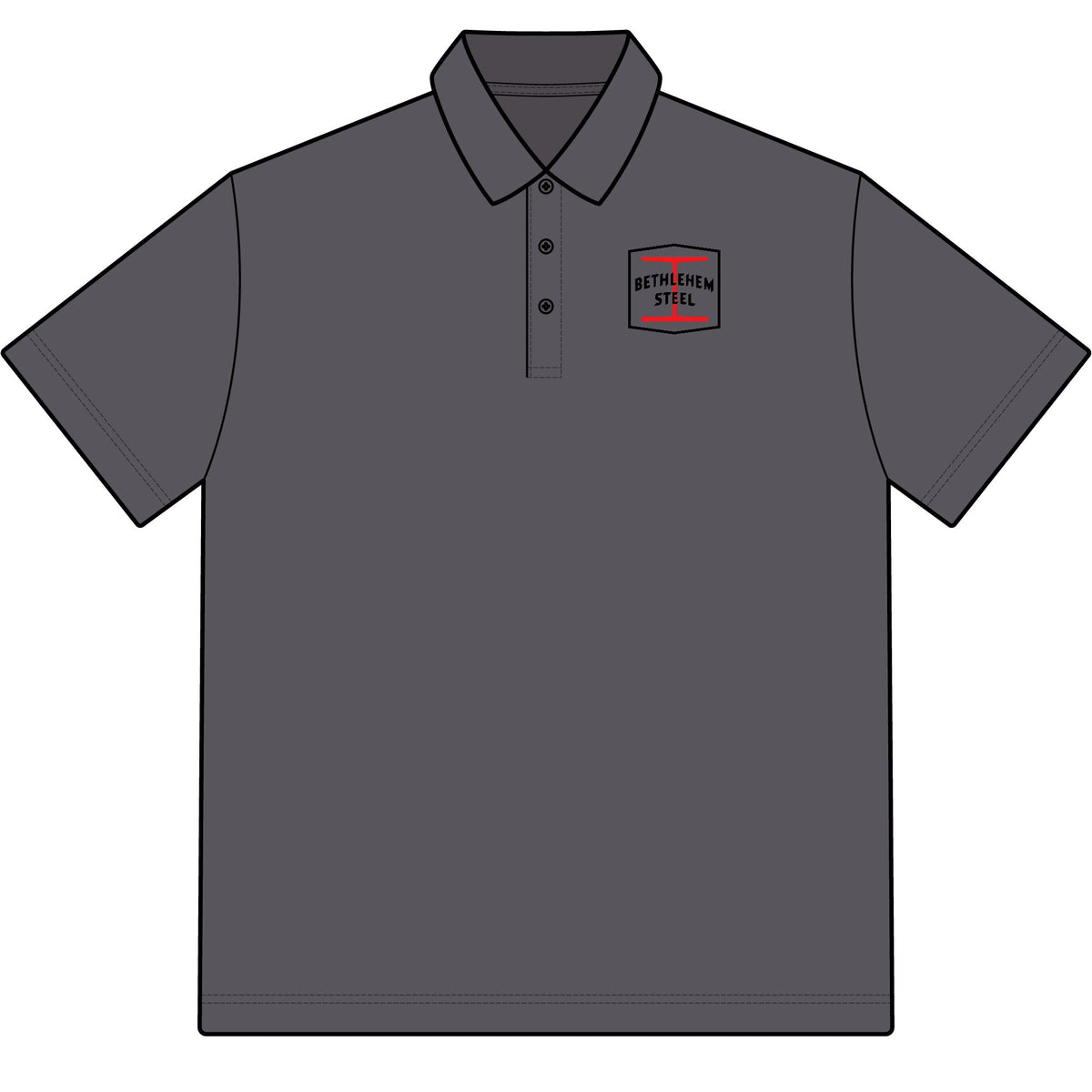 Bethlehem Steel Cotton Polo Shirt