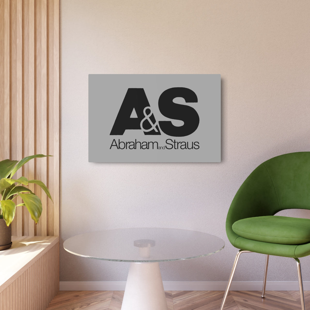Abraham & Straus Metal Sign