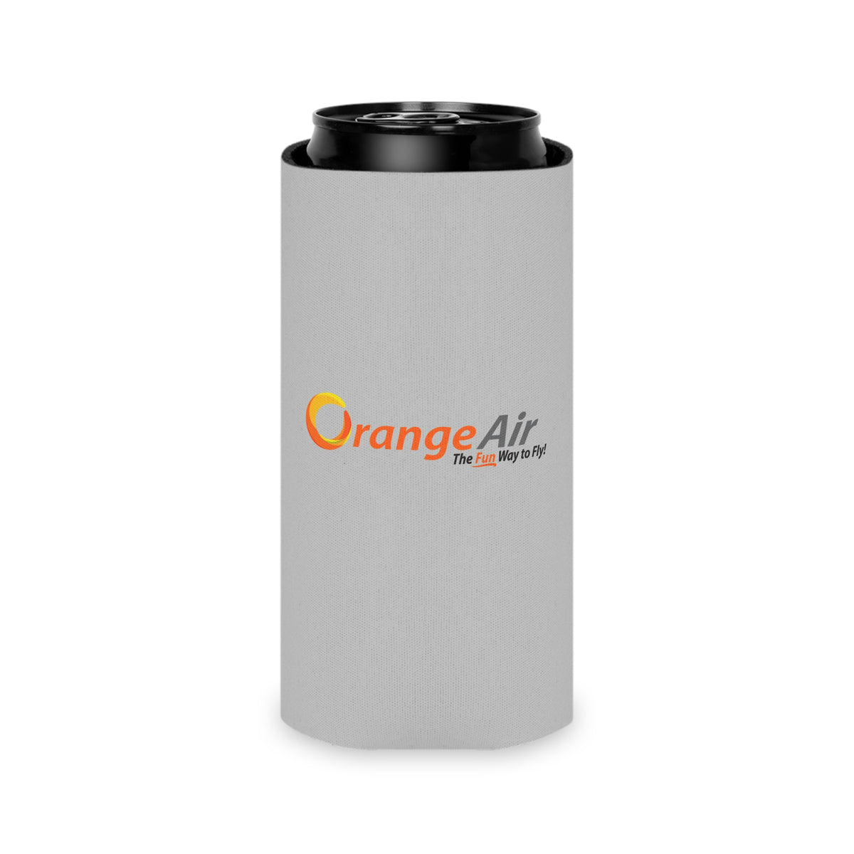 Orange Air Can Cooler