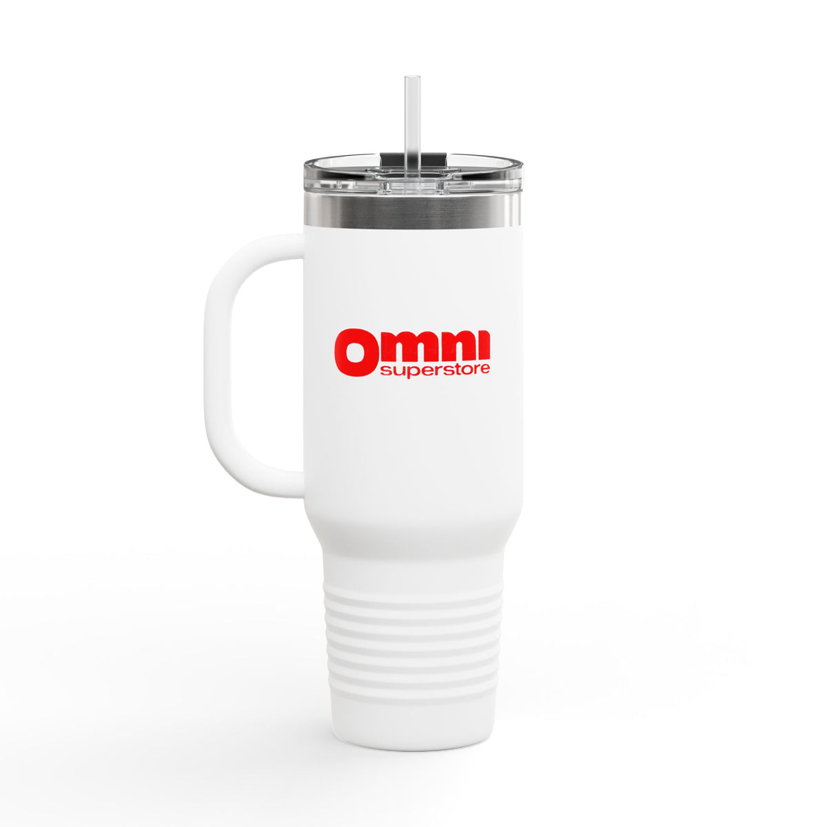 Omni Superstore 40oz Insulated Travel Mug Stainless Tumbler