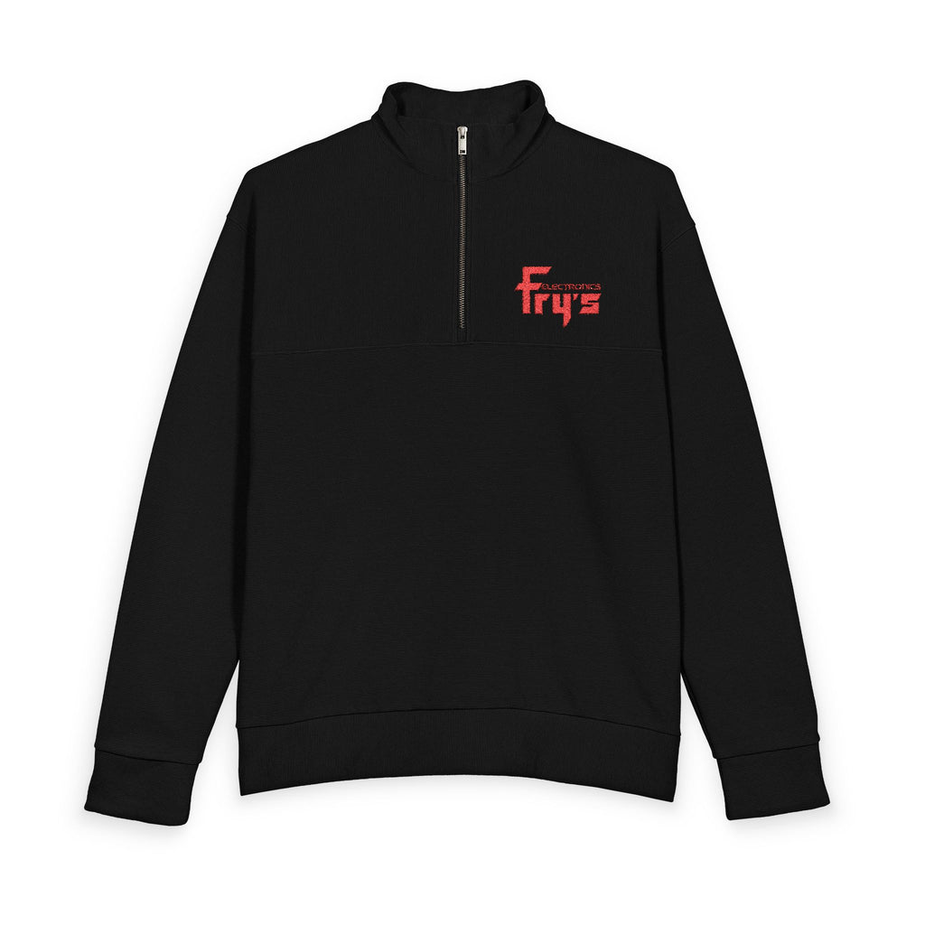 Fry's Electronics, Inc. Heavy Knit Quarter-Zip Sweatshirt