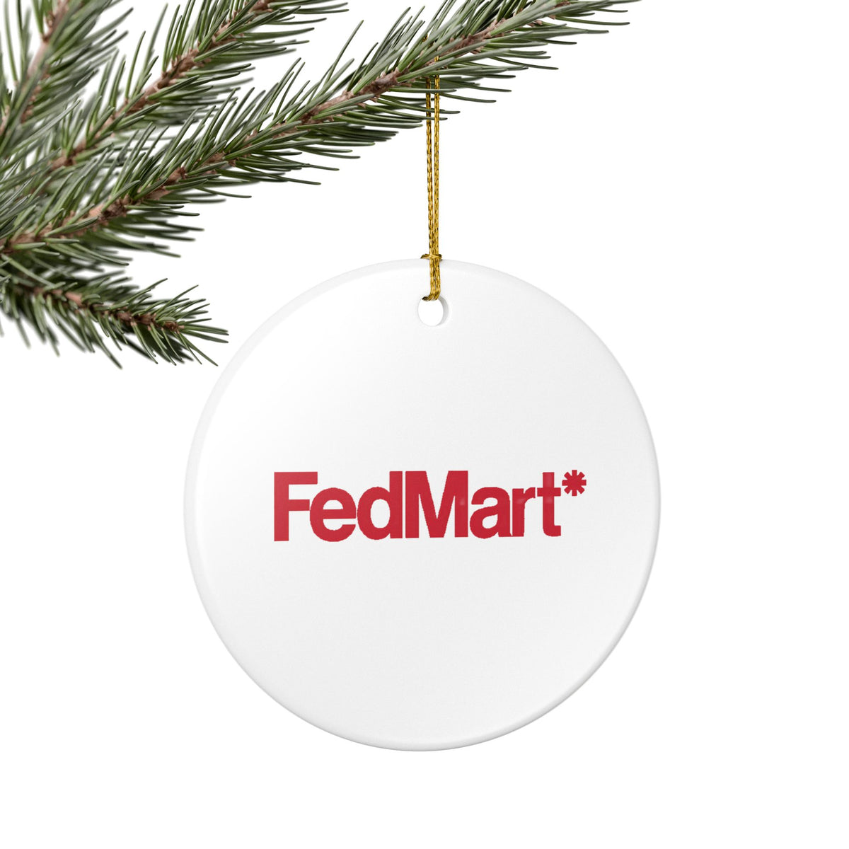 FedMart Ceramic Ornament