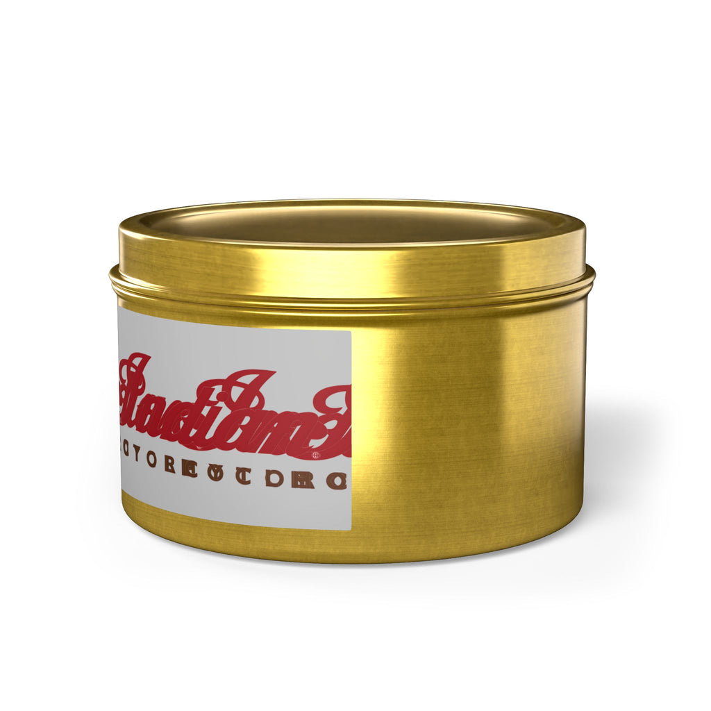 Indian Motorcycle Tin Candle