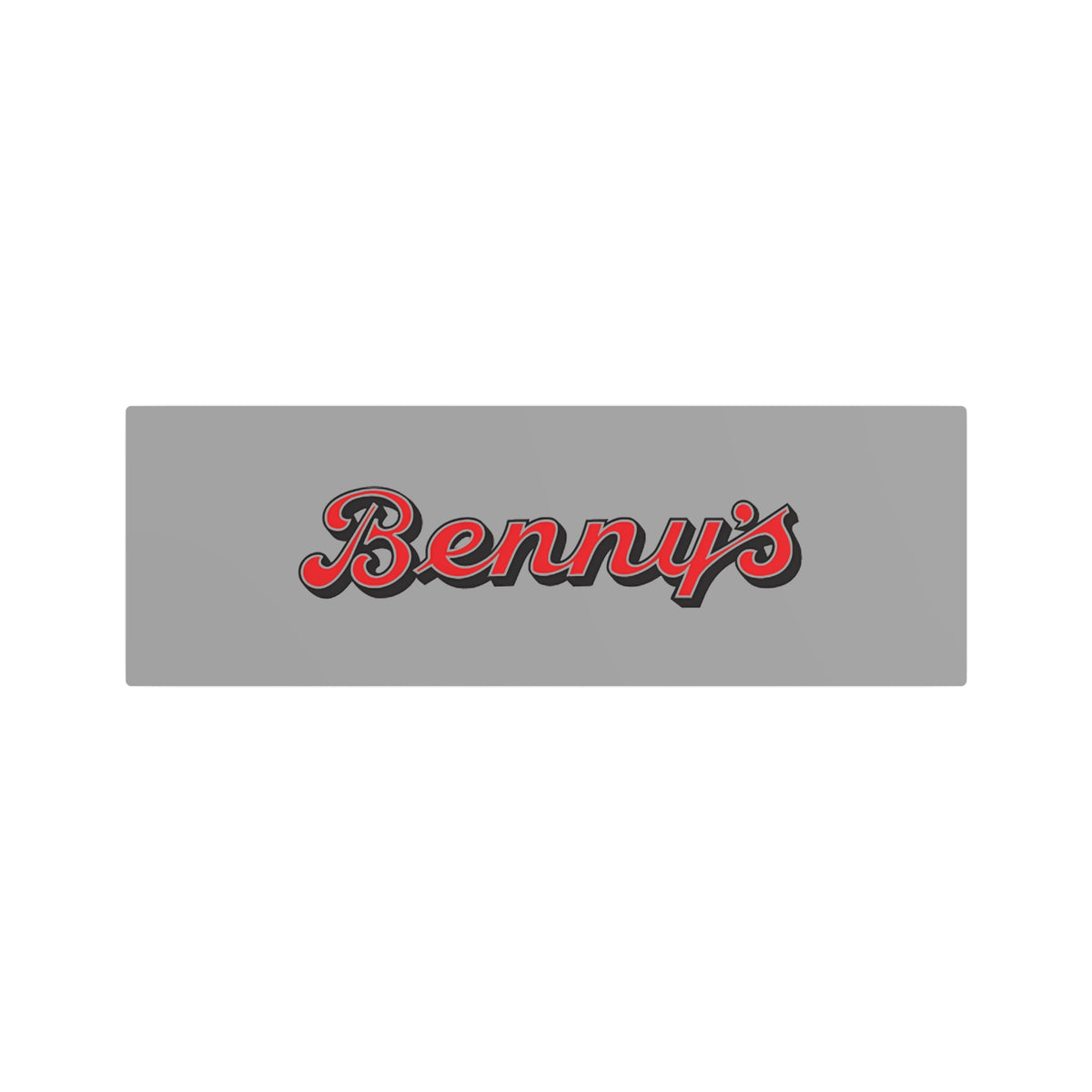 Benny's Metal Sign
