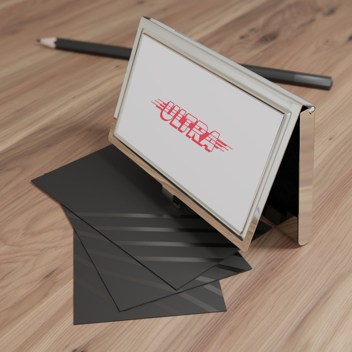 Ultra Games Metal Business Card Holder