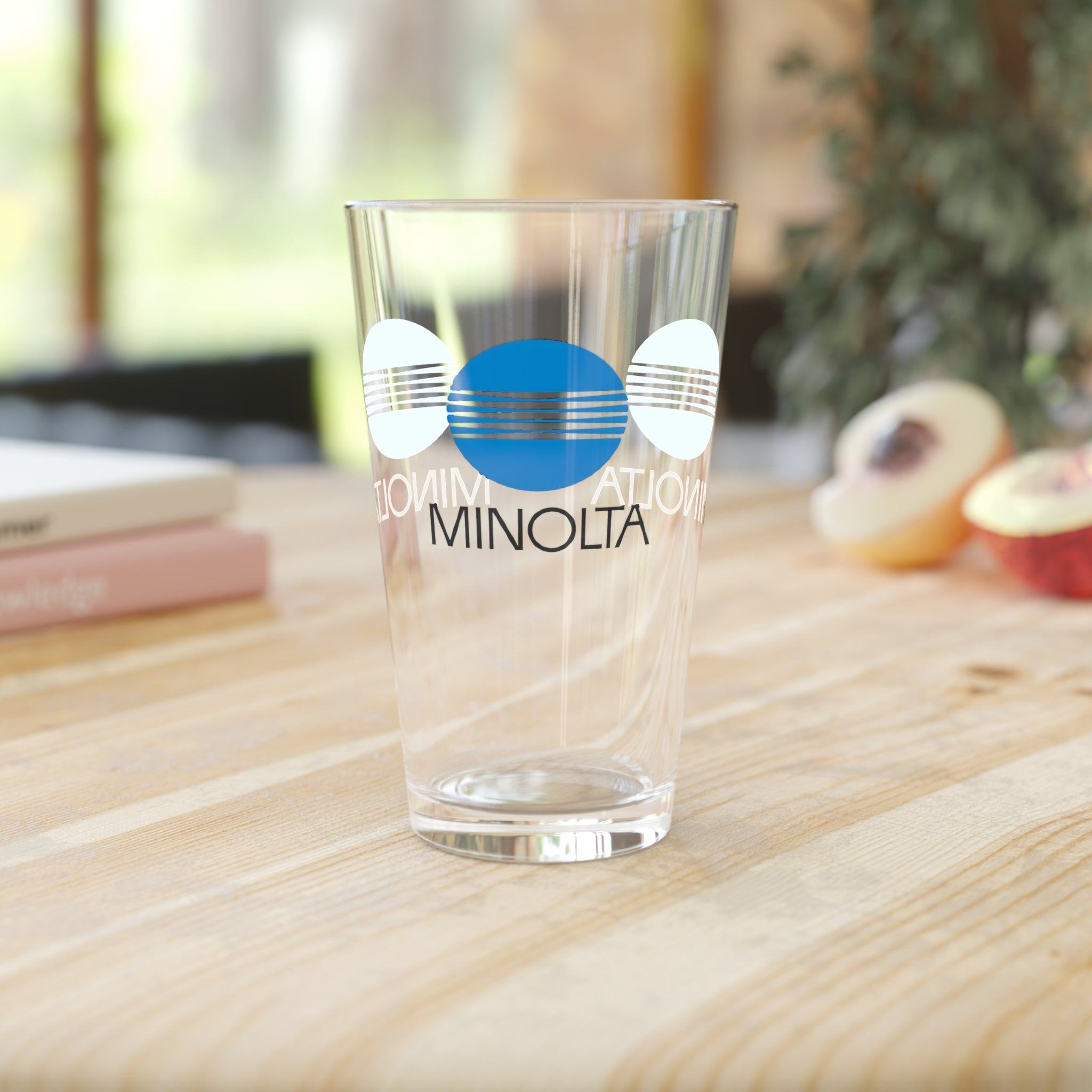 Minolta 16oz Pint Glass