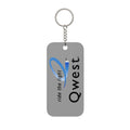 Qwest Double-Sided Keychain Charm