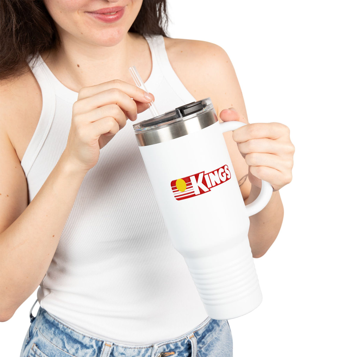 King's Department Stores 40oz Insulated Travel Mug Stainless Tumbler