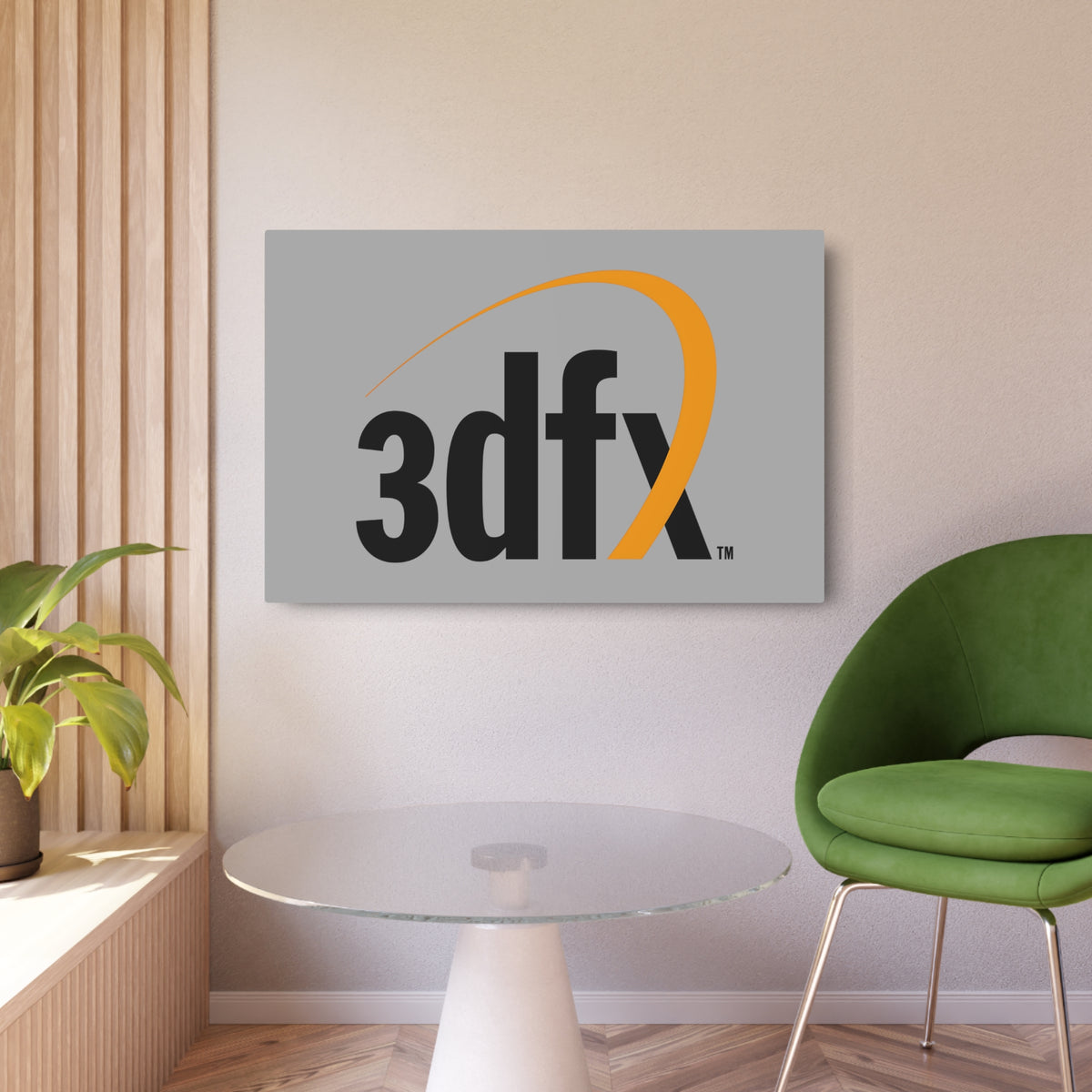 3dfx Interactive Metal Sign