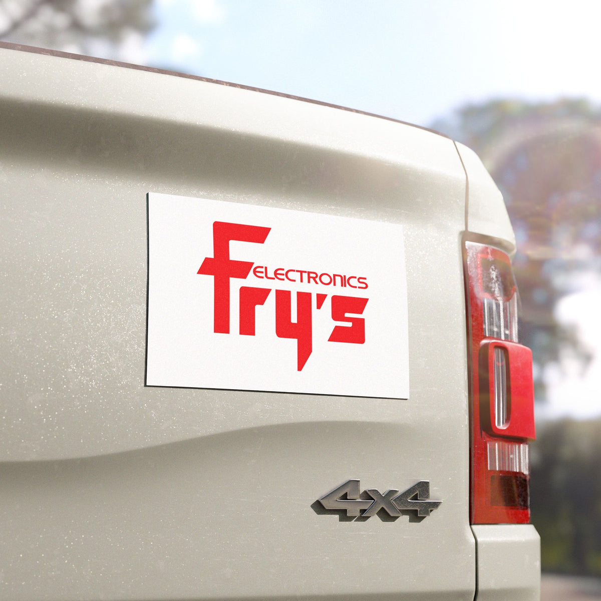 Fry's Electronics Car Magnet