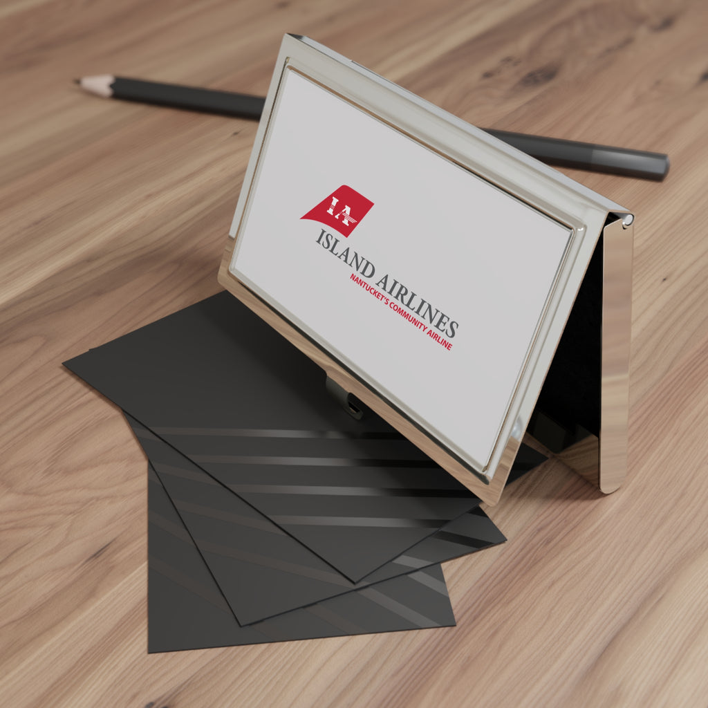 Island Airlines Metal Business Card Holder