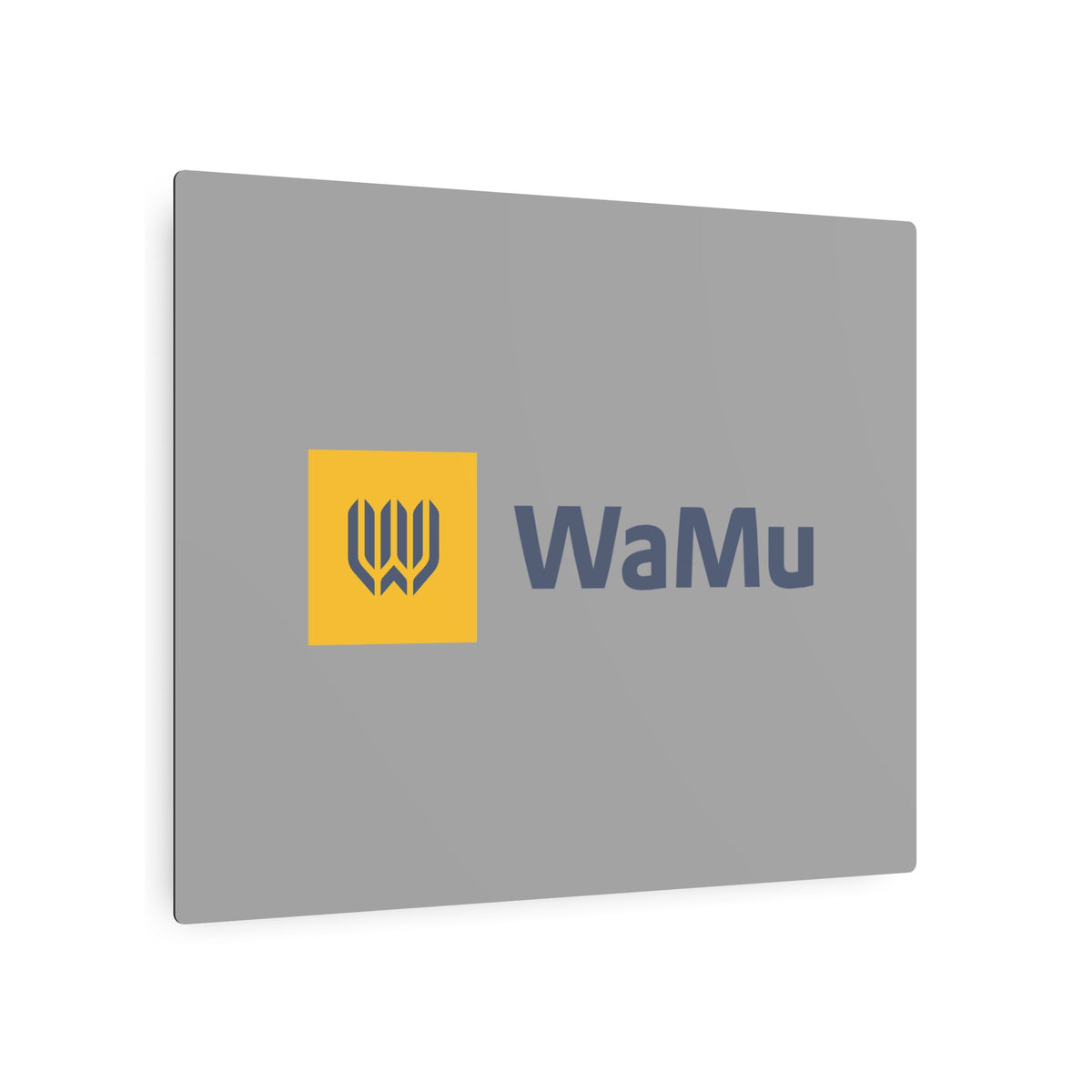 Washington Mutual (WaMu) Metal Sign