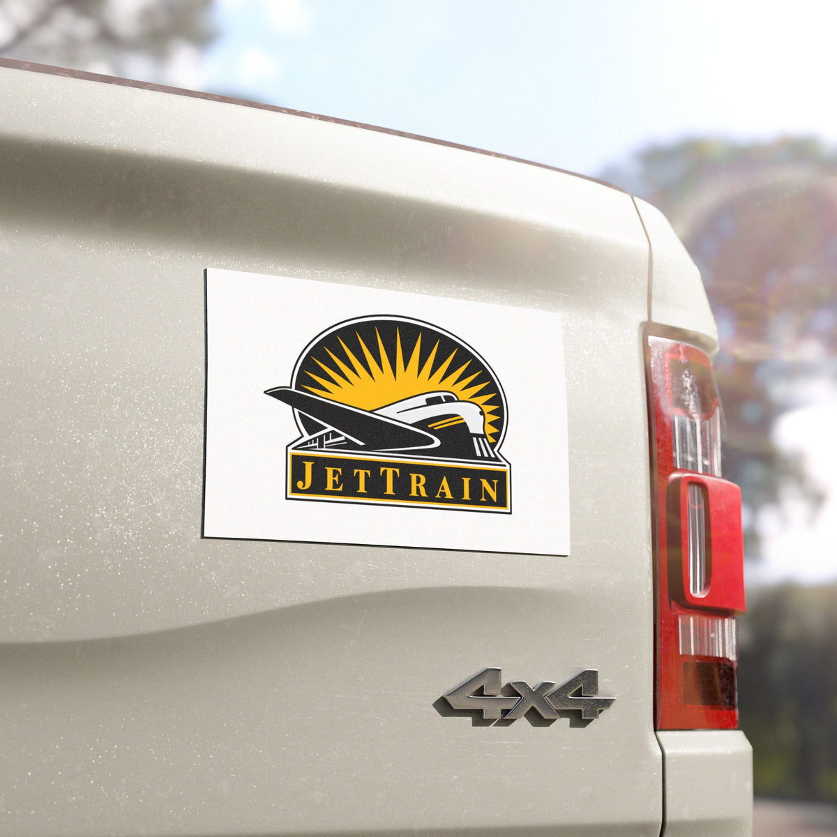 Bombardier JetTrain Car Magnet