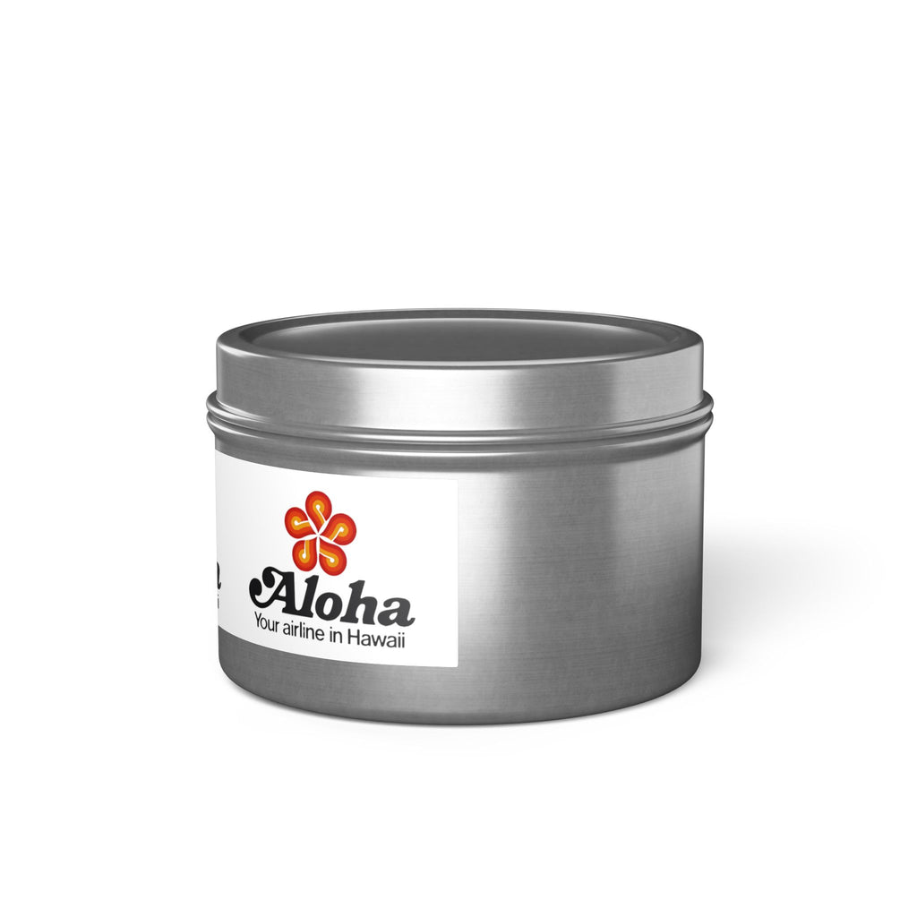 Aloha Airlines Tin Candle