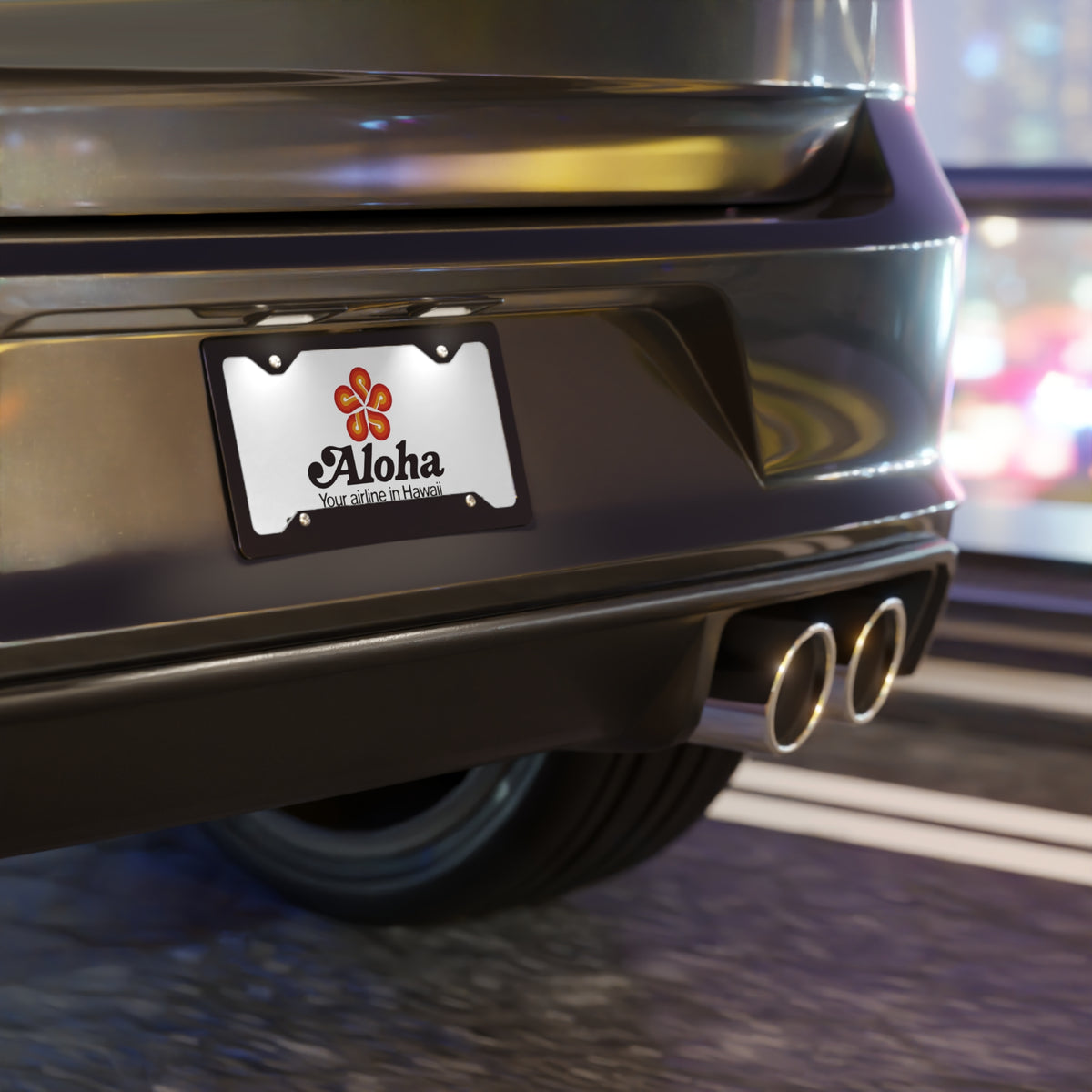 Aloha Airlines Vanity License Plate