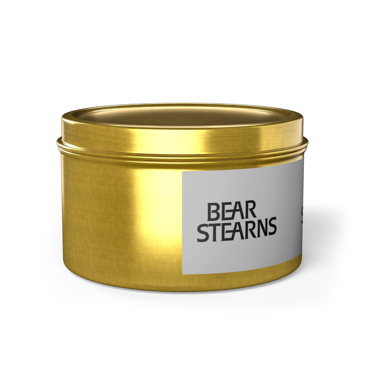 Bear Stearns Tin Candle