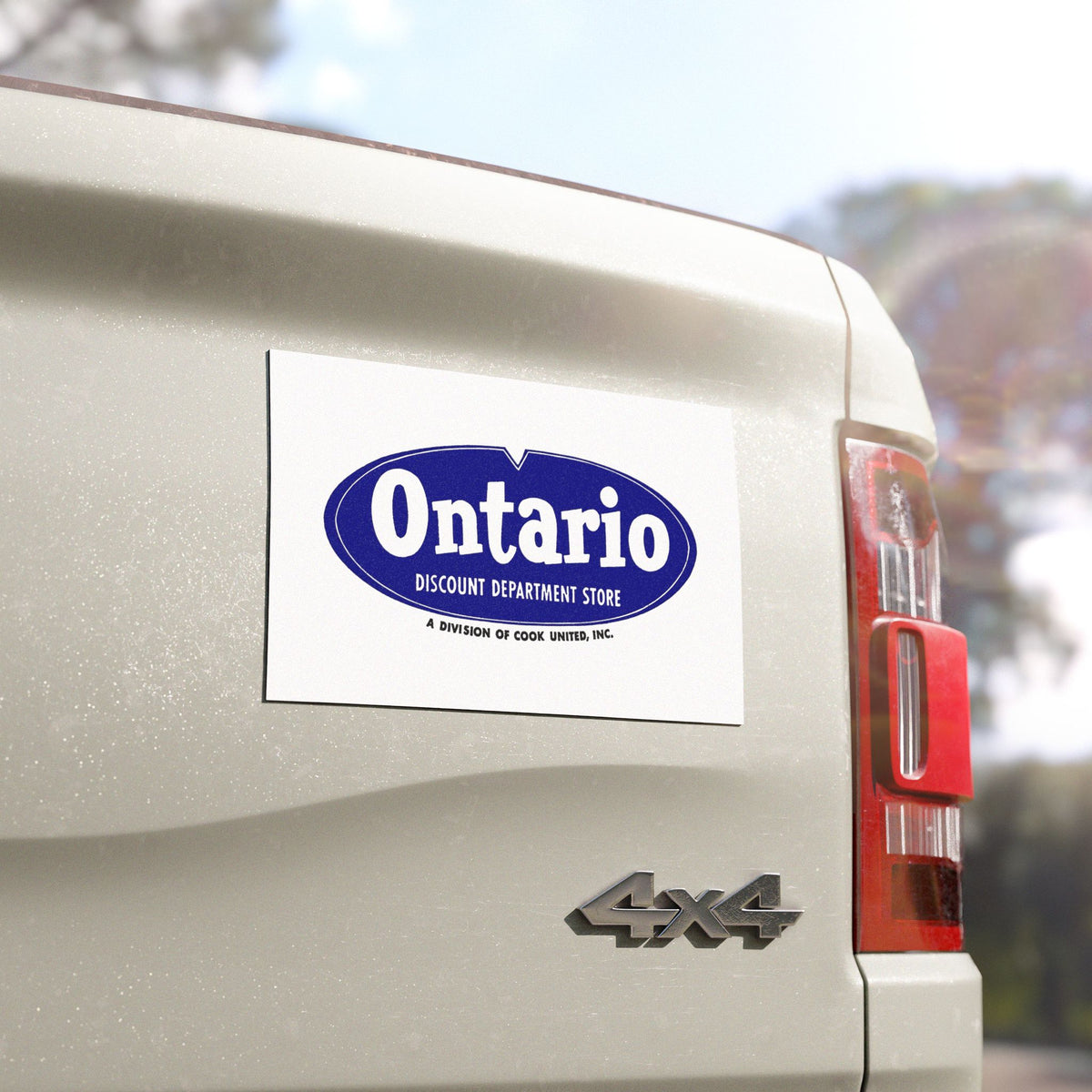 Ontario Discount Department Store Car Magnet