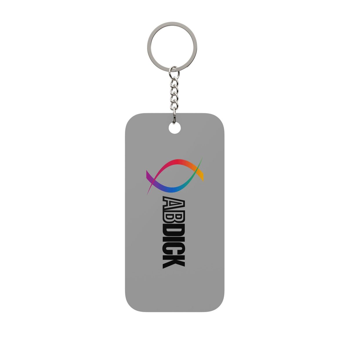 A. B. Dick Company Double-Sided Keychain Charm