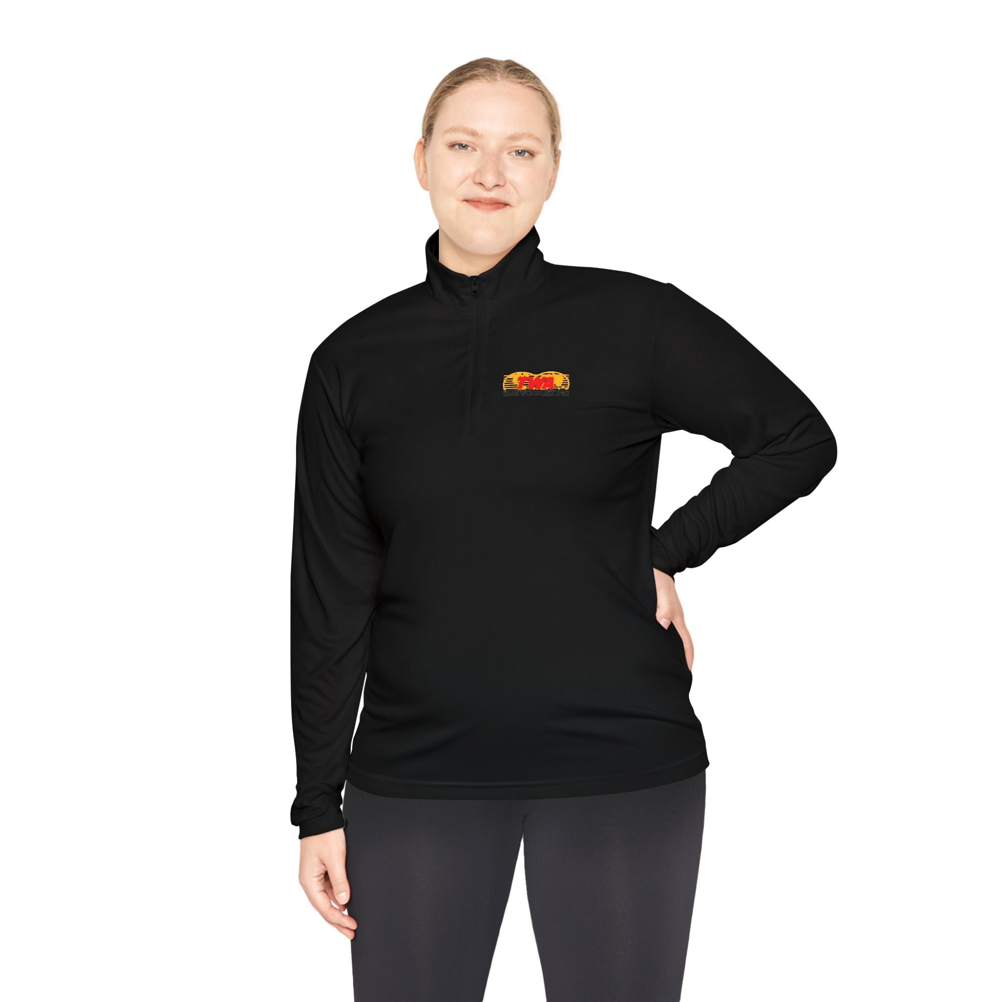 Trans World Airlines (TWA) Unisex Quarter Zip Pullover