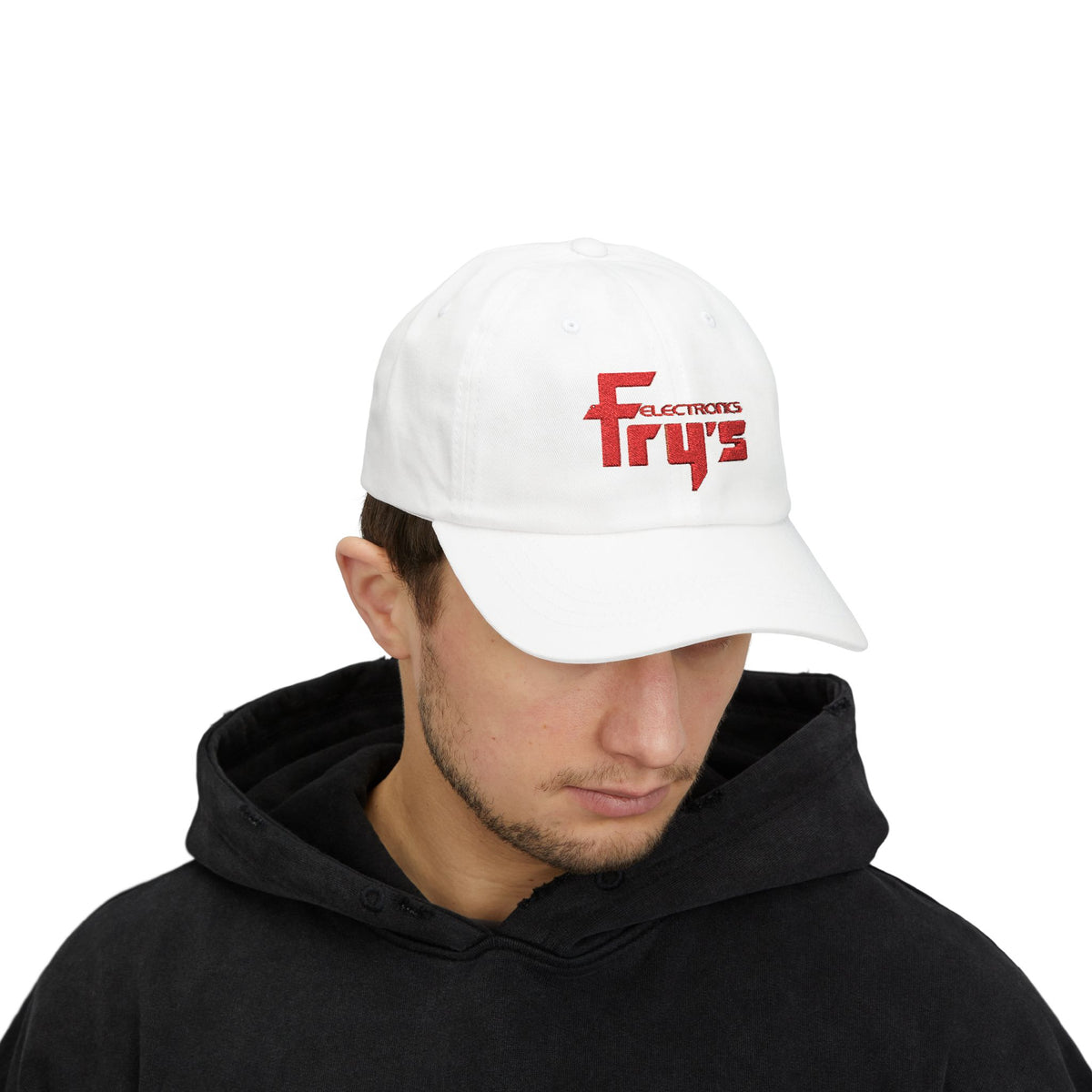 Fry's Electronics Embroidered Dad Cap Hat