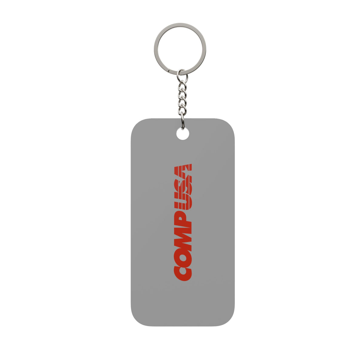 CompUSA Double-Sided Keychain Charm