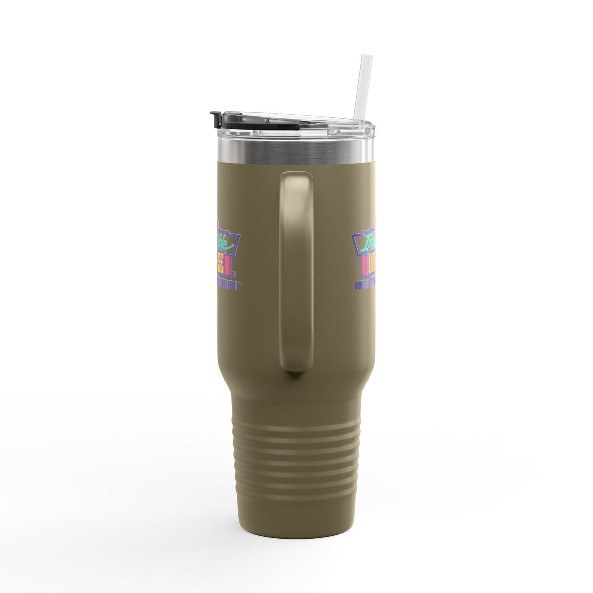 Incredible Universe 40oz Insulated Travel Mug Stainless Tumbler