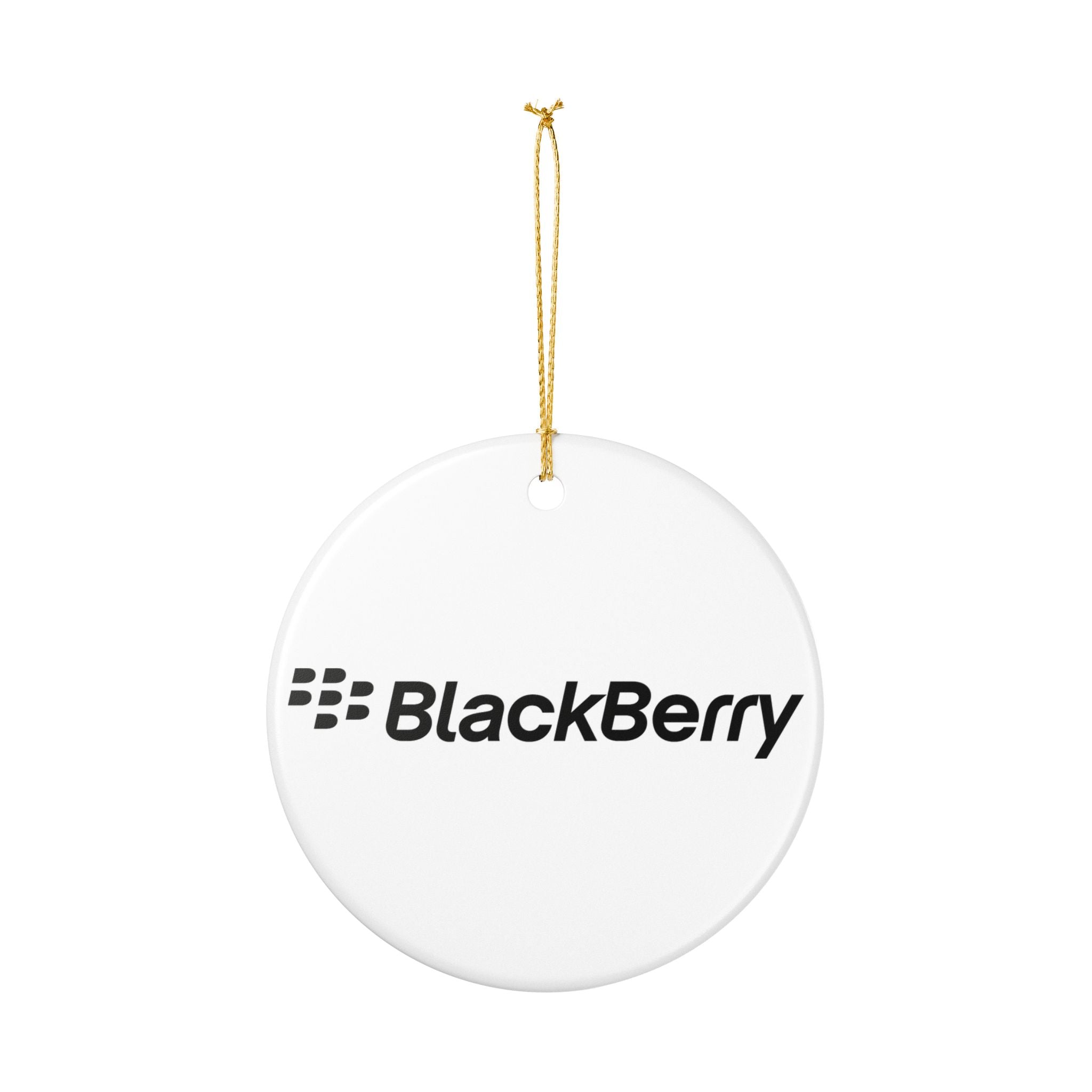BlackBerry Ceramic Ornament