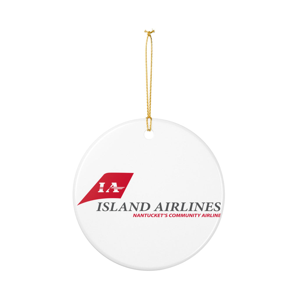Island Airlines Ceramic Ornament