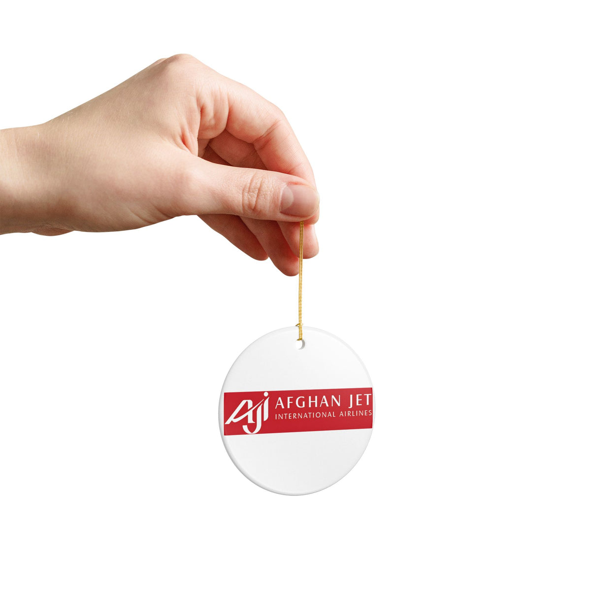 Afghan Jet International Airlines Ceramic Ornament