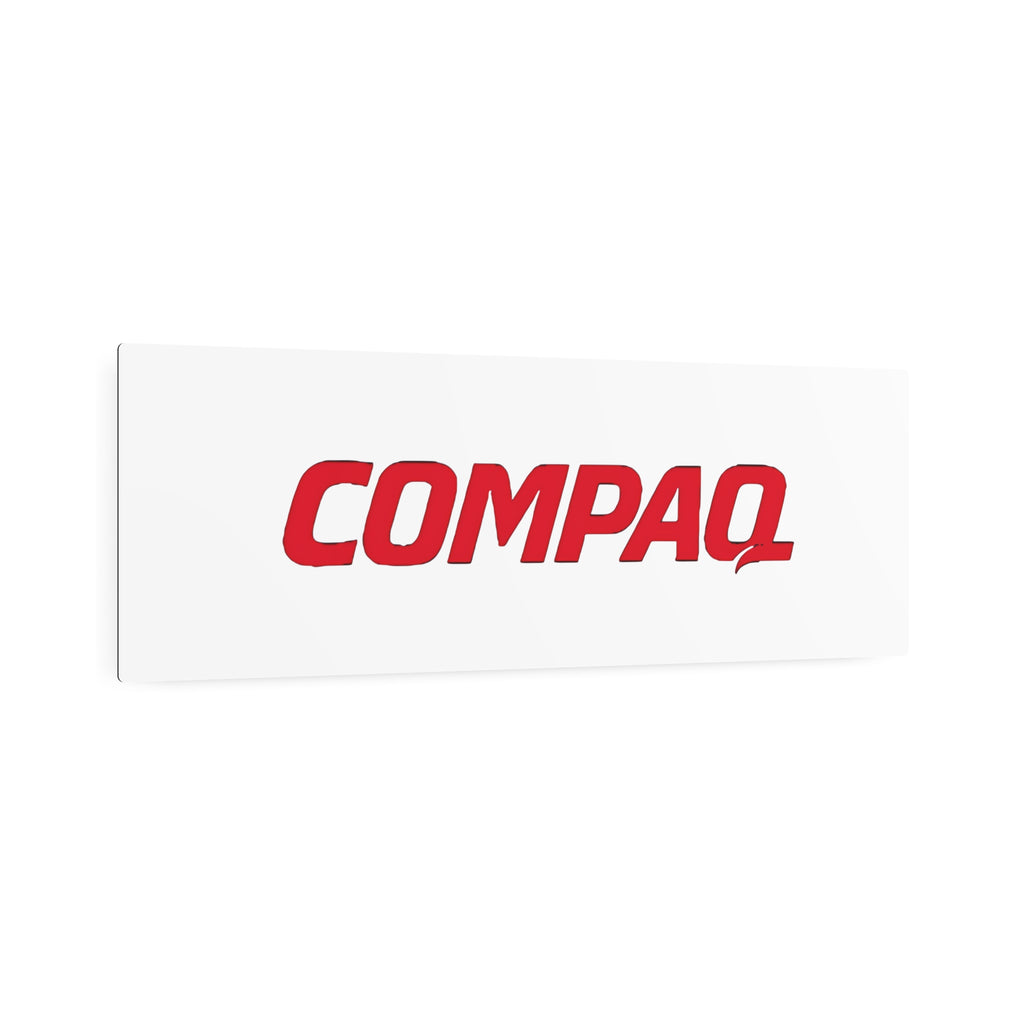 Compaq Metal Sign