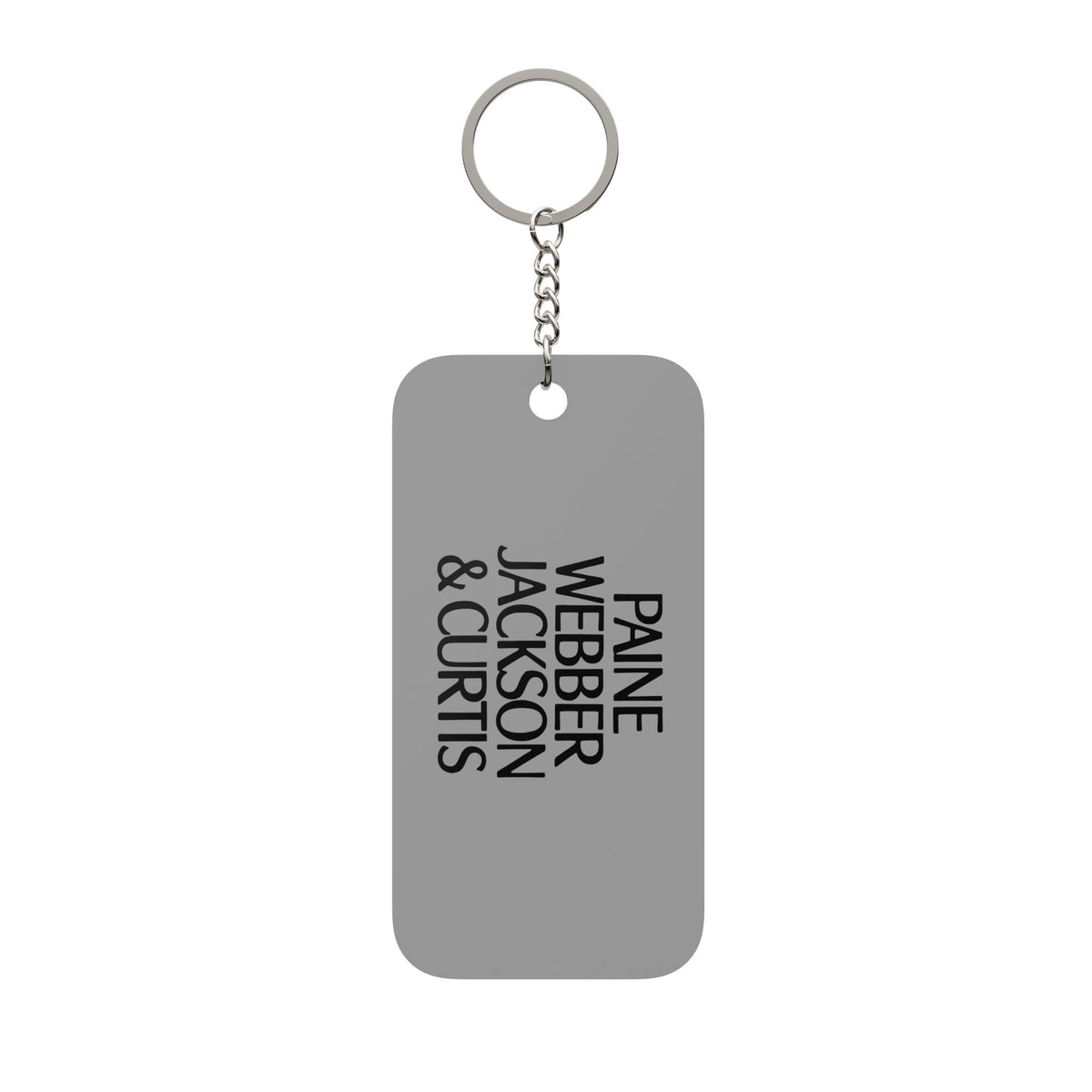 Paine Webber Jackson & Curtis Double-Sided Keychain Charm