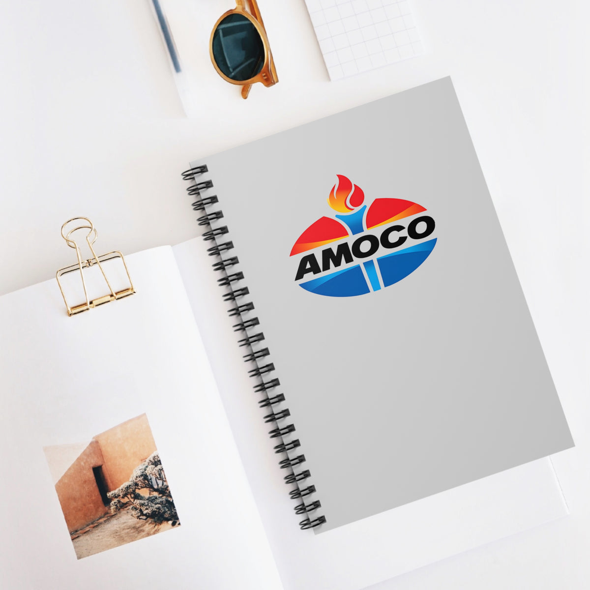 Amoco Spiral Notebook