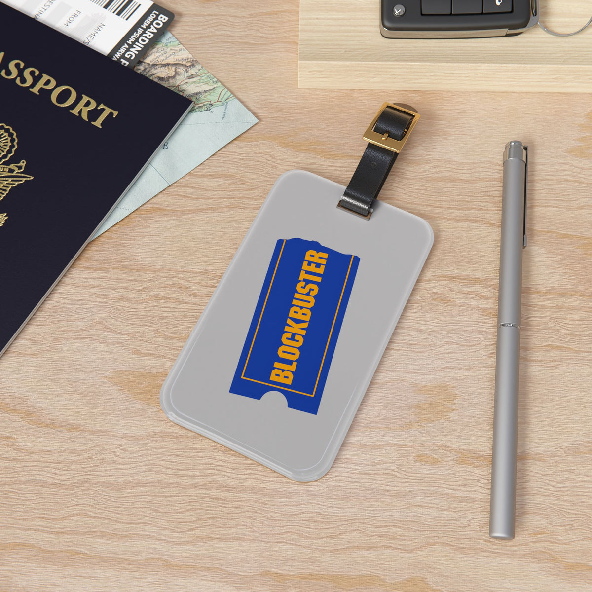 Blockbuster Video Luggage Tag